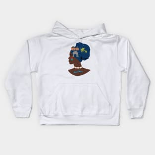 Gambian woman Kids Hoodie